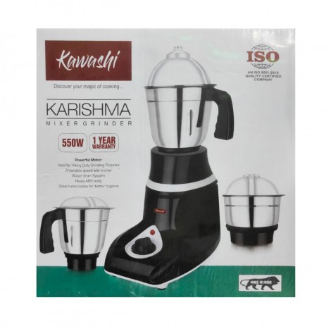 Kawashi Mixer Grinder - Karishma BMG32 550w - made in India