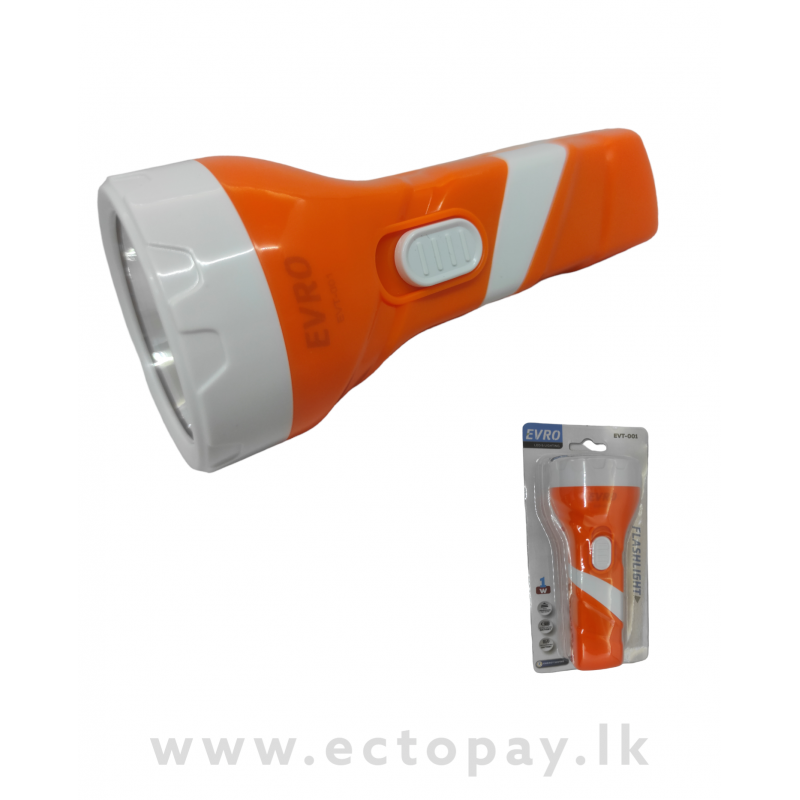EVRO RECHARABLE TORCH 1W ...
