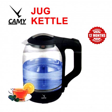 CAMY ELECTRIC KETTLE CLASS WITH LED LIGHT 1.8Liter KL-18