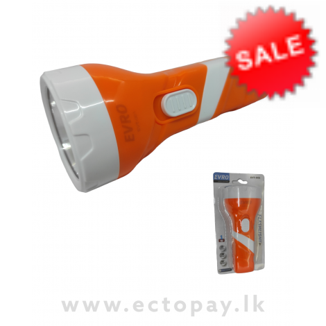 EVRO RECHARABLE TORCH 1W EVT-001
