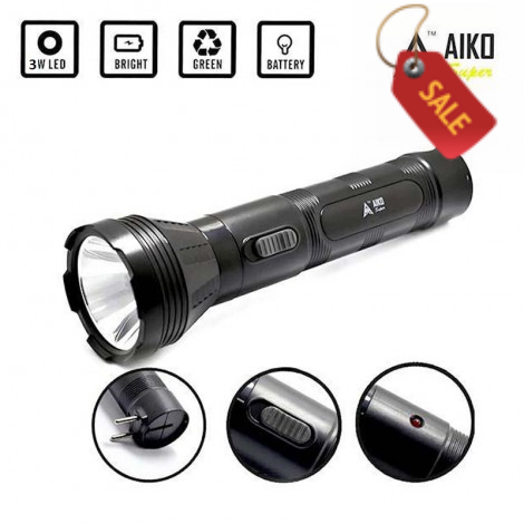 AIKO Super RECHARABLE TORCH AS-659